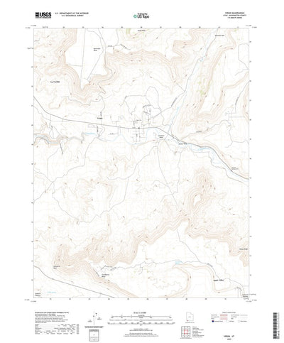 United States Geological Survey Virgin, UT (2020, 24000-Scale) digital map