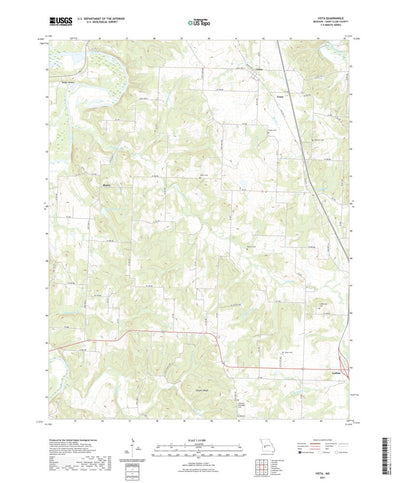 United States Geological Survey Vista, MO (2021, 24000-Scale) digital map