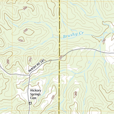 United States Geological Survey Vixen, LA (2020, 24000-Scale) digital map