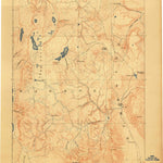 United States Geological Survey Vya W, NV-OR-CA (1889, 250000-Scale) digital map
