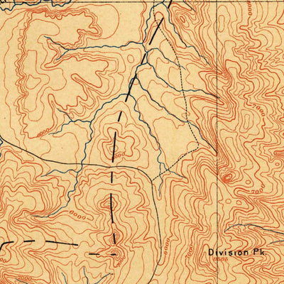 United States Geological Survey Vya W, NV-OR-CA (1889, 250000-Scale) digital map