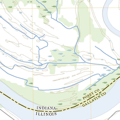 United States Geological Survey Wabash Island, KY (2022, 24000-Scale) digital map