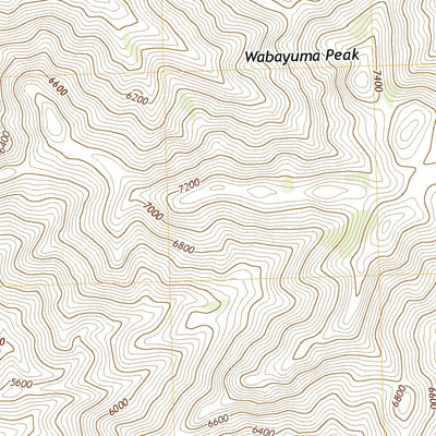 United States Geological Survey Wabayuma Peak, AZ (2021, 24000-Scale) digital map