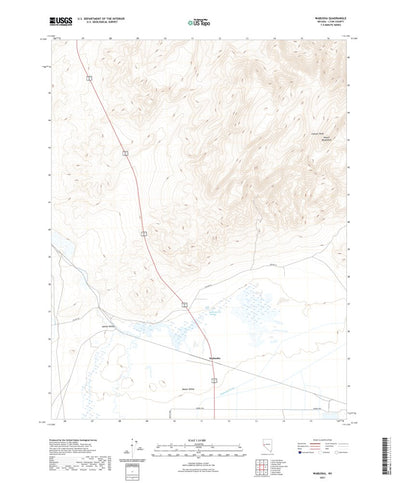United States Geological Survey Wabuska, NV (2021, 24000-Scale) digital map