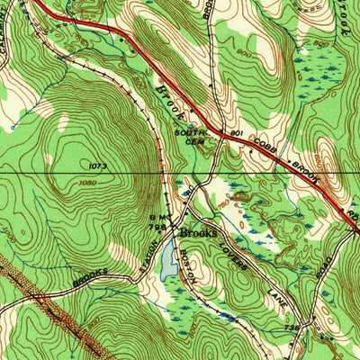 United States Geological Survey Wachusett Mountain, MA (1942, 31680-Scale) digital map