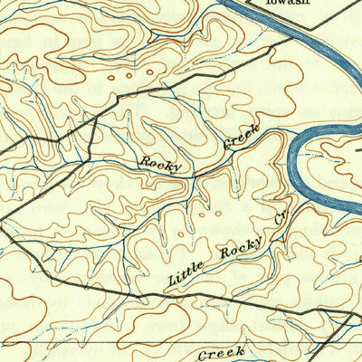 United States Geological Survey Waco, TX (1892, 125000-Scale) digital map