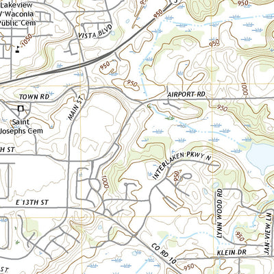 United States Geological Survey Waconia, MN (2022, 24000-Scale) digital map