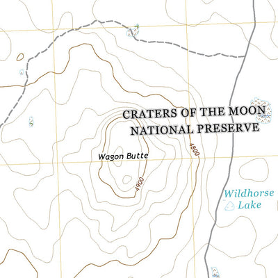 United States Geological Survey Wagon Butte, ID (2020, 24000-Scale) digital map