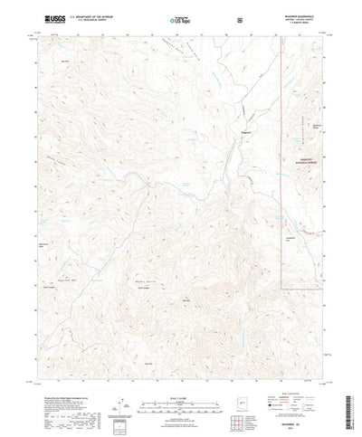 United States Geological Survey Wagoner, AZ (2021, 24000-Scale) digital map