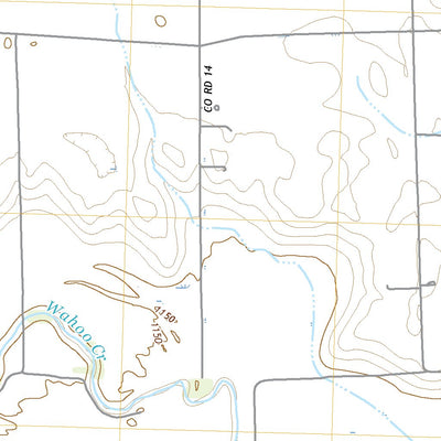 United States Geological Survey Wahoo East, NE (2021, 24000-Scale) digital map