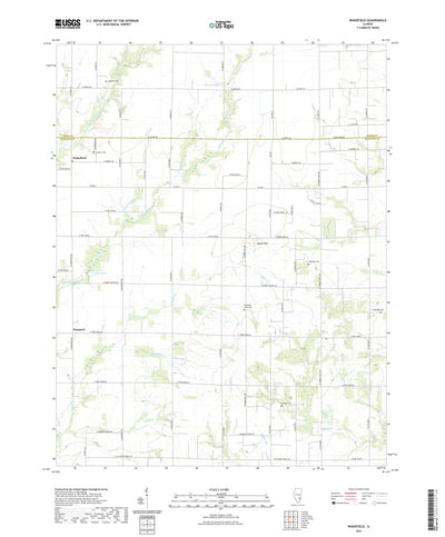 United States Geological Survey Wakefield, IL (2021, 24000-Scale) digital map