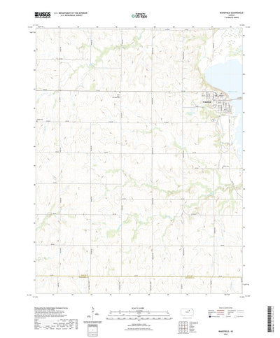 United States Geological Survey Wakefield, KS (2022, 24000-Scale) digital map