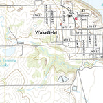 United States Geological Survey Wakefield, KS (2022, 24000-Scale) digital map