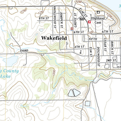 United States Geological Survey Wakefield, KS (2022, 24000-Scale) digital map