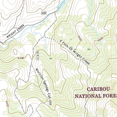 United States Geological Survey Wakley Peak, ID (2020, 24000-Scale) digital map