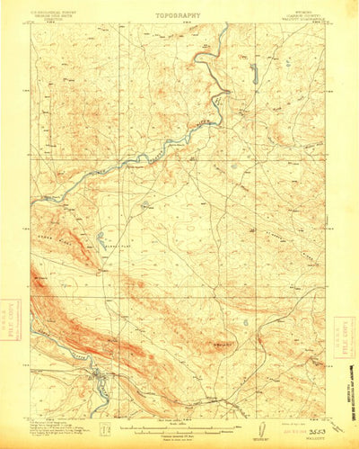 United States Geological Survey Walcott, WY (1914, 62500-Scale) digital map