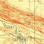 United States Geological Survey Walcott, WY (1914, 62500-Scale) digital map