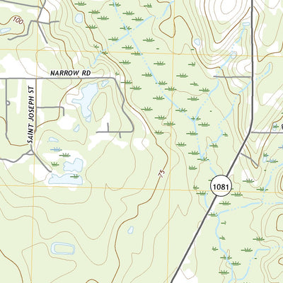 United States Geological Survey Waldheim, LA (2020, 24000-Scale) digital map