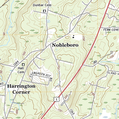 United States Geological Survey Waldoboro West, ME (2021, 24000-Scale) digital map
