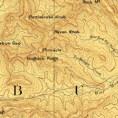 United States Geological Survey Walhalla, GA-SC-NC (1896, 125000-Scale) digital map