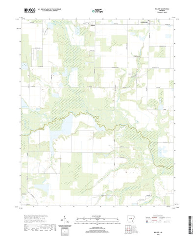United States Geological Survey Walker, AR (2020, 24000-Scale) digital map