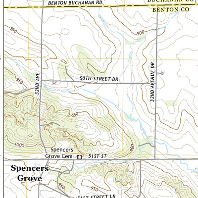 United States Geological Survey Walker, IA (2022, 24000-Scale) digital map