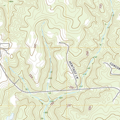 United States Geological Survey Walker Springs, AL (2020, 24000-Scale) digital map