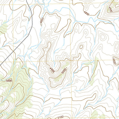 United States Geological Survey Wall Creek, WY (2021, 24000-Scale) digital map