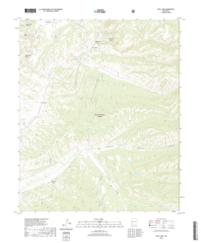 United States Geological Survey Wall Lake, NM (2020, 24000-Scale) digital map