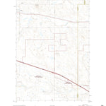 United States Geological Survey Wall NE, SD (2021, 24000-Scale) digital map
