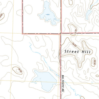 United States Geological Survey Wall NE, SD (2021, 24000-Scale) digital map