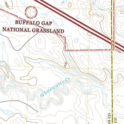 United States Geological Survey Wall NE, SD (2021, 24000-Scale) digital map