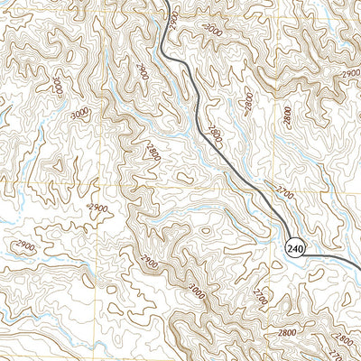 United States Geological Survey Wall SW, SD (2021, 24000-Scale) digital map