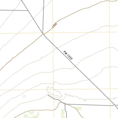 United States Geological Survey Wall, TX (2022, 24000-Scale) digital map