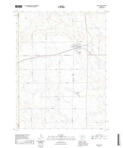 United States Geological Survey Wallace, NE (2021, 24000-Scale) digital map
