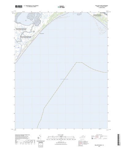 United States Geological Survey Wallops Island, VA (2022, 24000-Scale) digital map