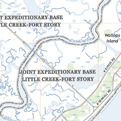 United States Geological Survey Wallops Island, VA (2022, 24000-Scale) digital map