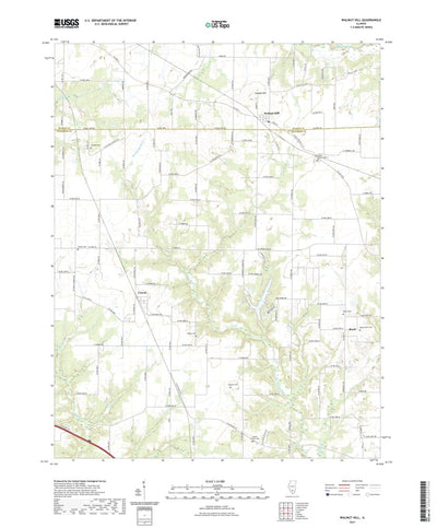 United States Geological Survey Walnut Hill, IL (2021, 24000-Scale) digital map