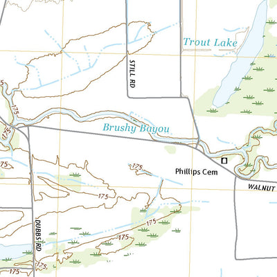 United States Geological Survey Walnut Lake, MS (2020, 24000-Scale) digital map