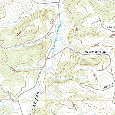 United States Geological Survey Walsenburg South, CO (2022, 24000-Scale) digital map