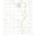 United States Geological Survey Walters, OK (2022, 24000-Scale) digital map