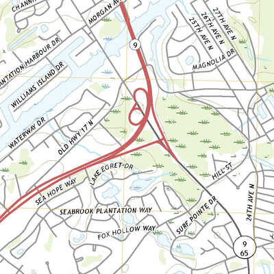 United States Geological Survey Wampee, SC (2020, 24000-Scale) digital map