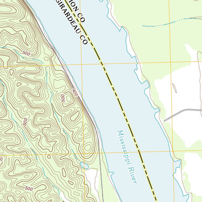 United States Geological Survey Ware, IL-MO (2012, 24000-Scale) digital map