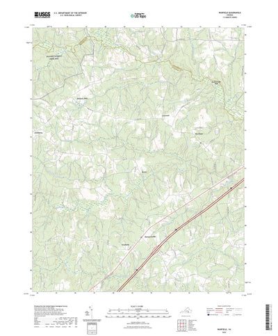 United States Geological Survey Warfield, VA (2022, 24000-Scale) digital map