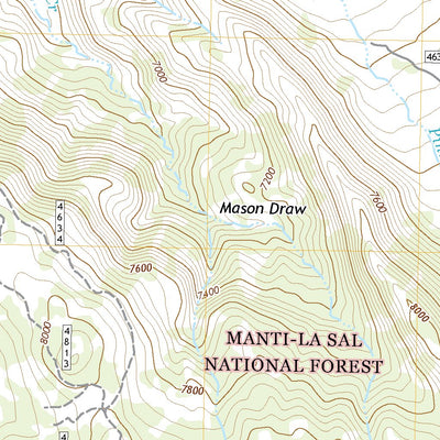 United States Geological Survey Warner Lake, UT (2020, 24000-Scale) digital map