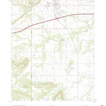 United States Geological Survey Warner, OK (2022, 24000-Scale) digital map