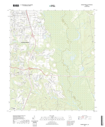 United States Geological Survey Warner Robins SE, GA (2020, 24000-Scale) digital map