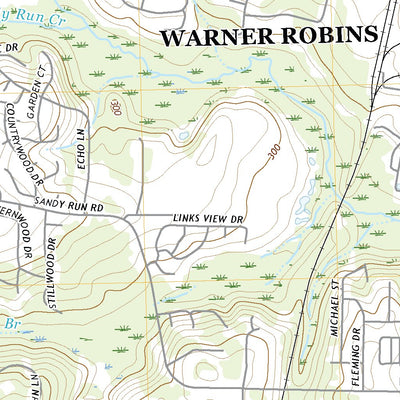 United States Geological Survey Warner Robins SE, GA (2020, 24000-Scale) digital map