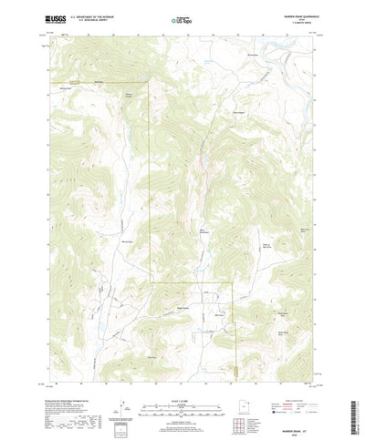 United States Geological Survey Warren Draw, UT (2020, 24000-Scale) digital map