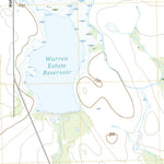 United States Geological Survey Warren Lake, TX (2022, 24000-Scale) digital map